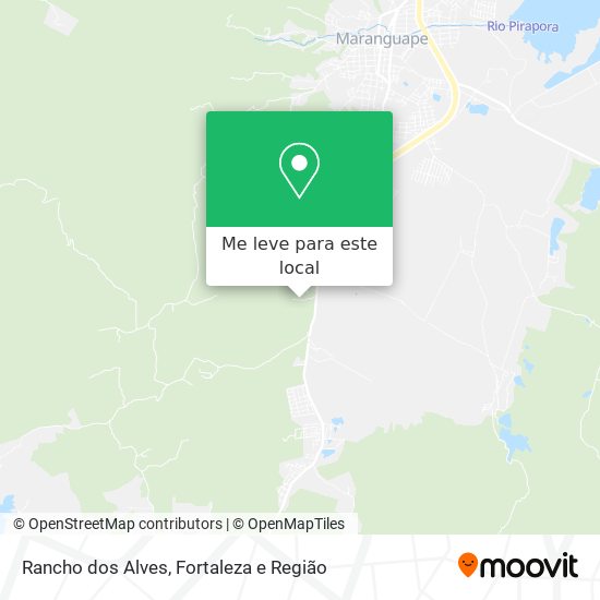 Rancho dos Alves mapa