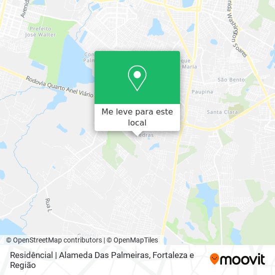 Residêncial | Alameda Das Palmeiras mapa