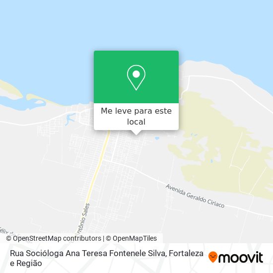 Rua Socióloga Ana Teresa Fontenele Silva mapa