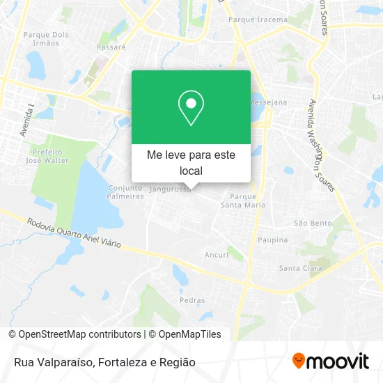 Rua Valparaíso mapa