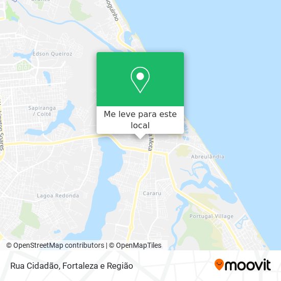 Rua Cidadão mapa