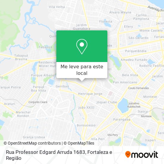 Rua Professor Edgard Arruda 1683 mapa