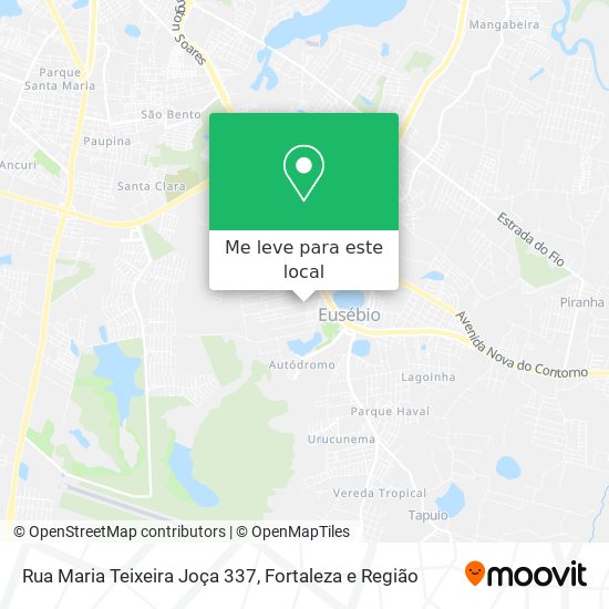 Rua Maria Teixeira Joça 337 mapa