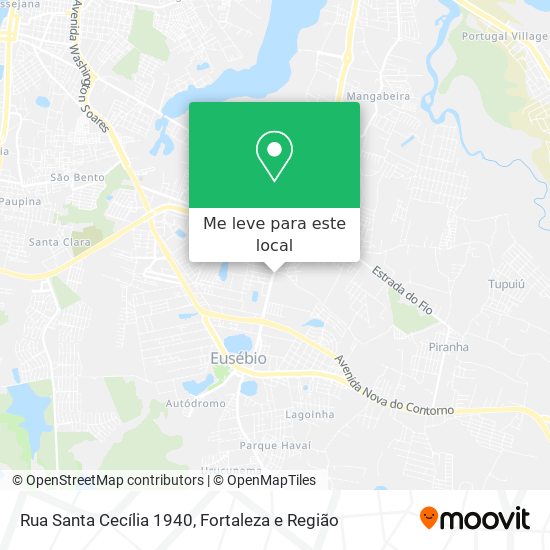 Rua Santa Cecília 1940 mapa
