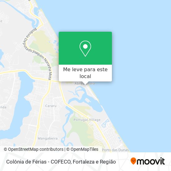 Colônia de Férias - COFECO mapa