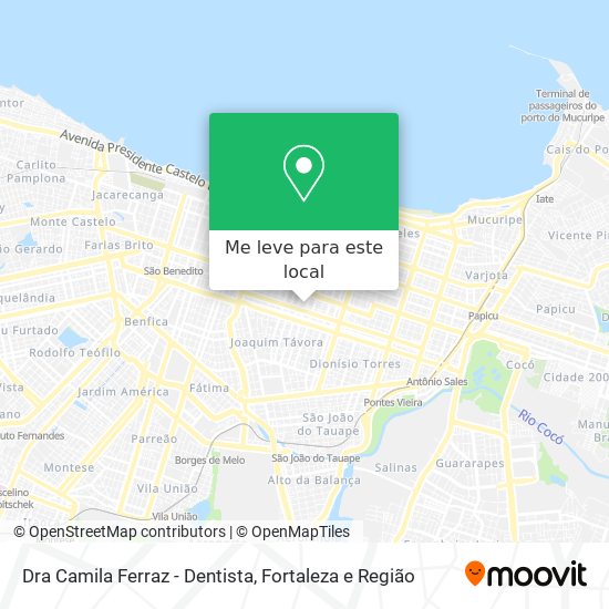 Dra Camila Ferraz - Dentista mapa