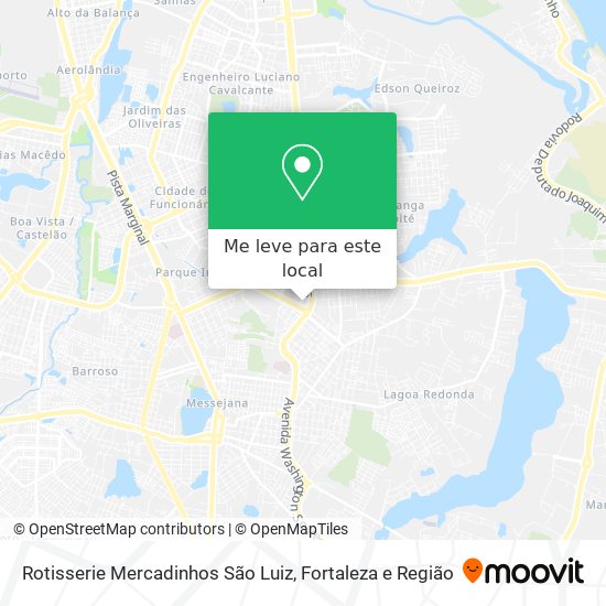 Rotisserie Mercadinhos São Luiz mapa