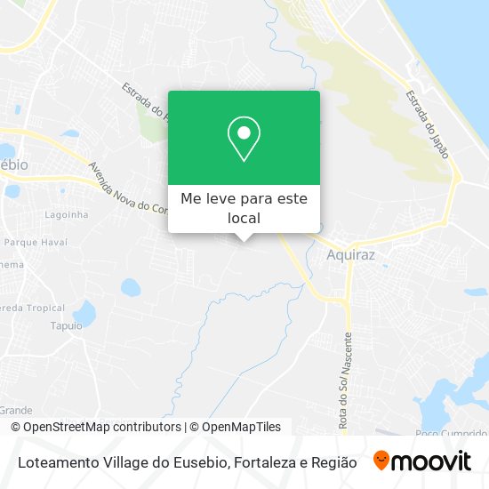 Loteamento Village do Eusebio mapa