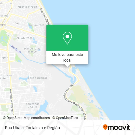Rua Ubaia mapa