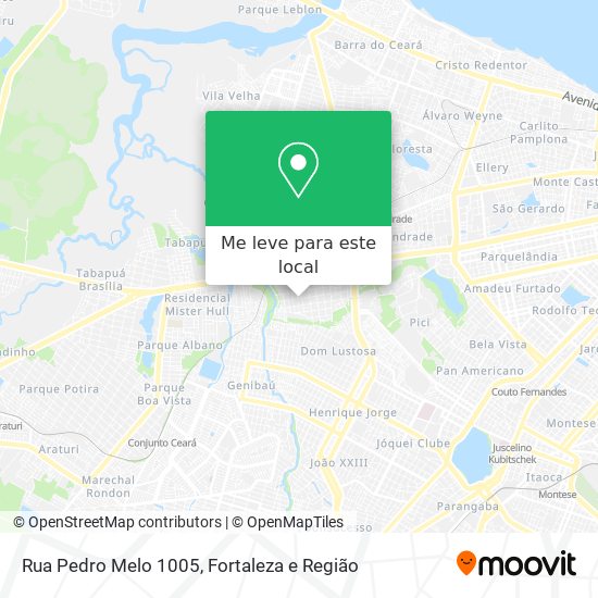 Rua Pedro Melo 1005 mapa