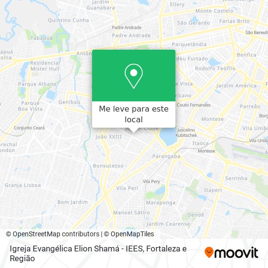 Igreja Evangélica Elion Shamá - IEES mapa