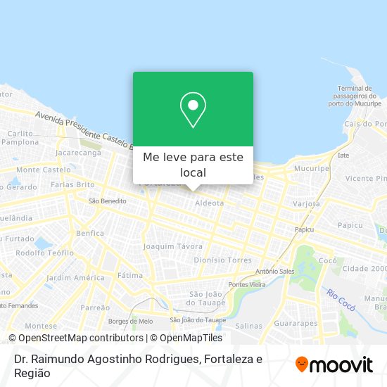 Dr. Raimundo Agostinho Rodrigues mapa
