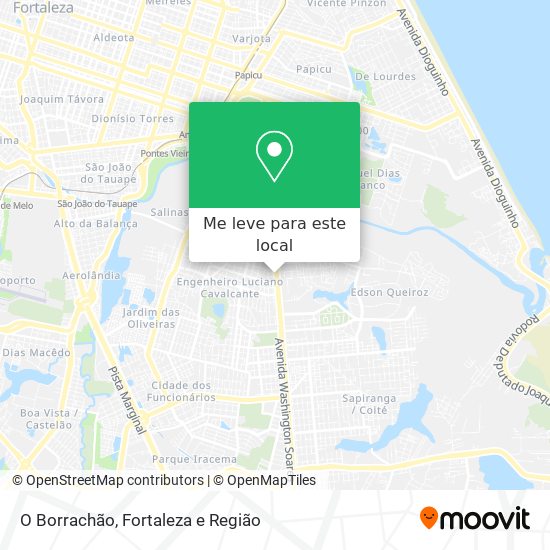 O Borrachão mapa