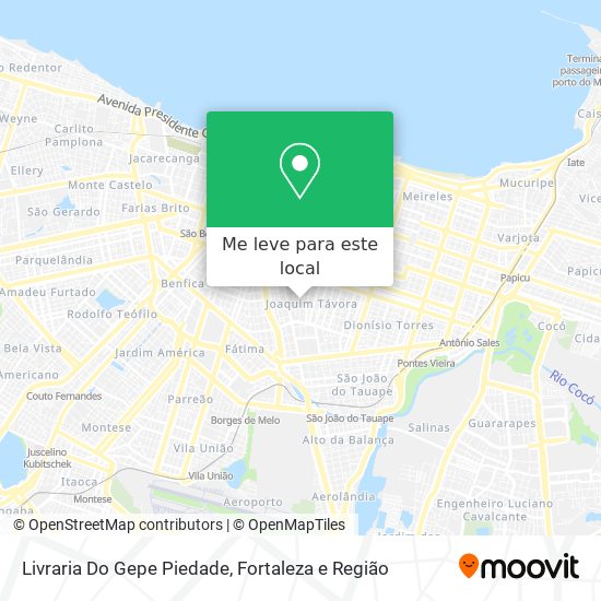 Livraria Do Gepe Piedade mapa
