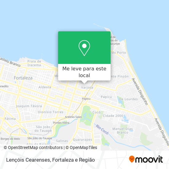 Lençóis Cearenses mapa