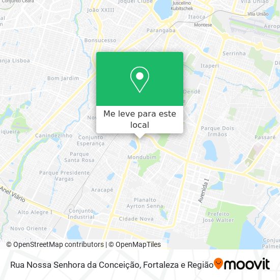 Rua Nossa Senhora da Conceição mapa