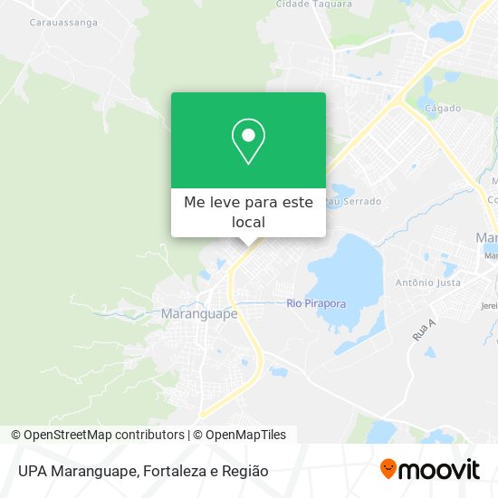 UPA Maranguape mapa