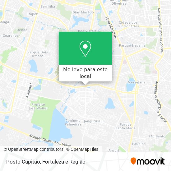Posto Capitão mapa