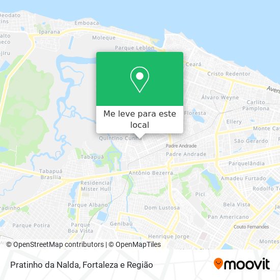 Pratinho da Nalda mapa