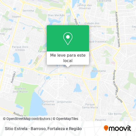 Sitio Estrela - Barroso mapa