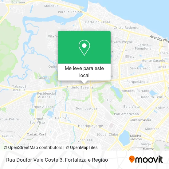 Rua Doutor Vale Costa 3 mapa