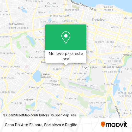 Casa Do Alto Falante mapa