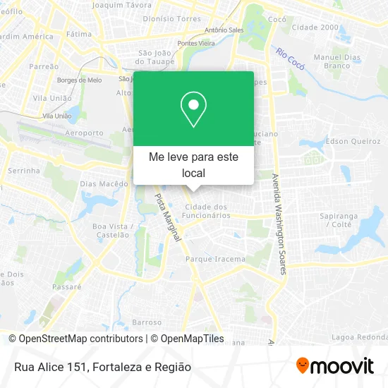 Rua Alice 151 mapa