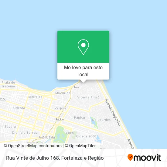 Rua Vinte de Julho 168 mapa