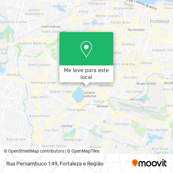 Rua Pernambuco 149 mapa