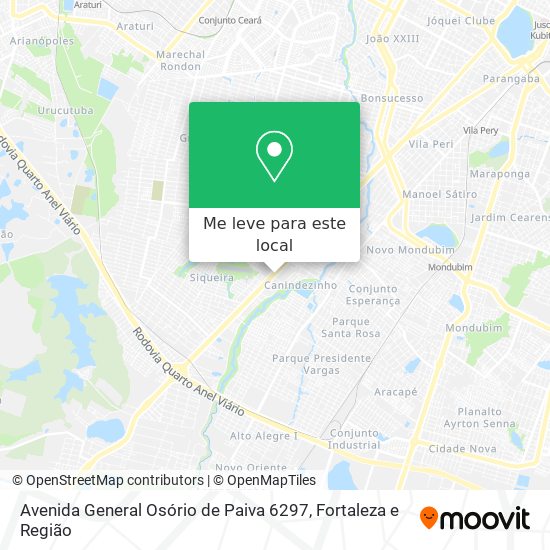 Avenida General Osório de Paiva 6297 mapa