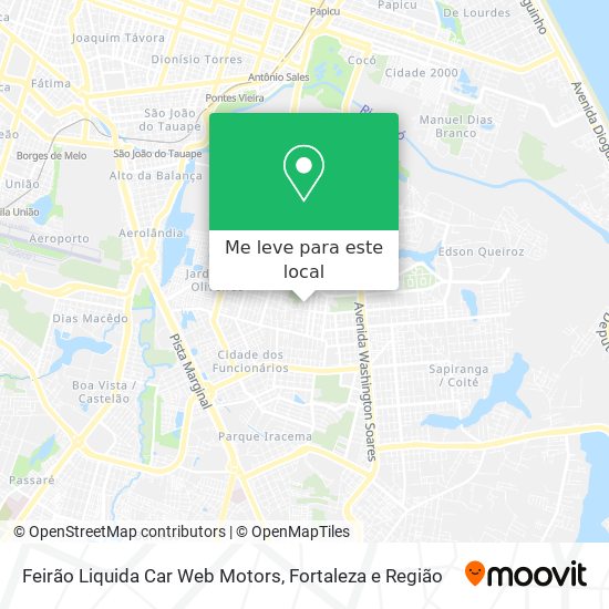 Feirão Liquida Car Web Motors mapa