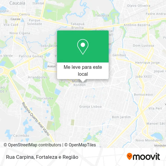 Rua Carpina mapa