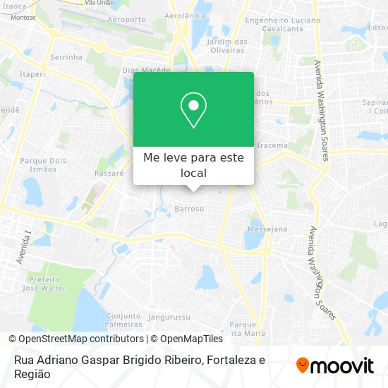 Rua Adriano Gaspar Brigido Ribeiro mapa