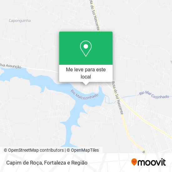 Capim de Roça mapa