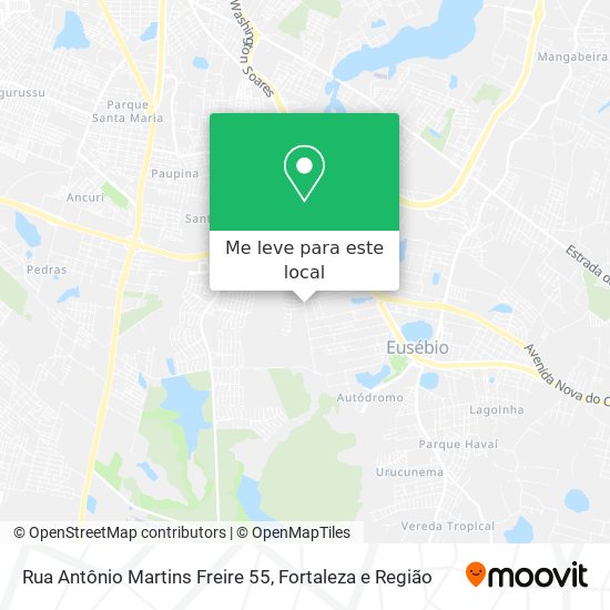 Rua Antônio Martins Freire 55 mapa