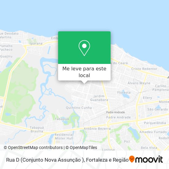 Rua D (Conjunto Nova Assunção ) mapa