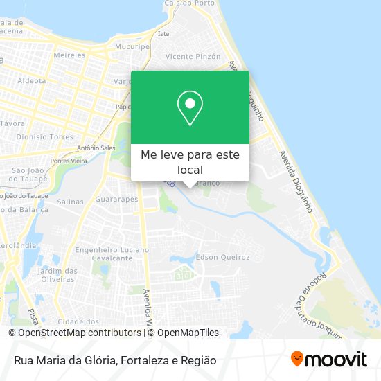 Rua Maria da Glória mapa