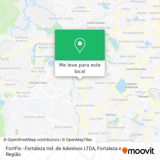 FortFix - Fortaleza Ind. de Adesivos LTDA mapa