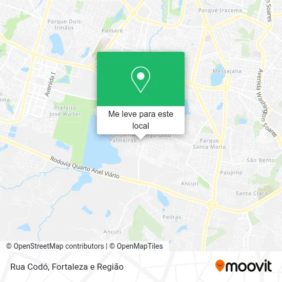 Rua Codó mapa