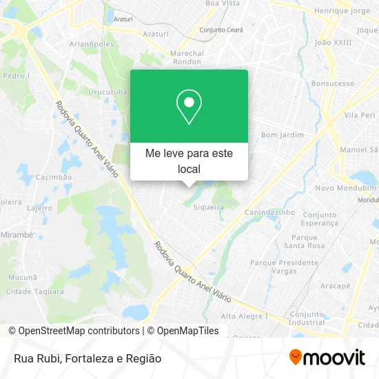 Rua Rubi mapa