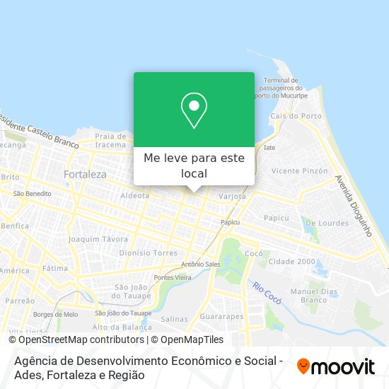 Agência de Desenvolvimento Econômico e Social - Ades mapa