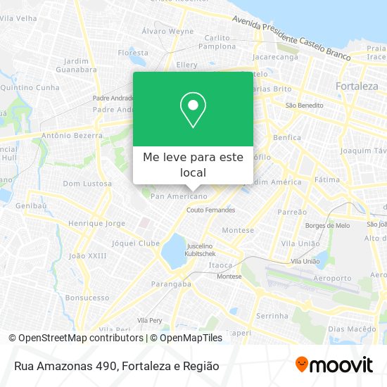 Rua Amazonas 490 mapa