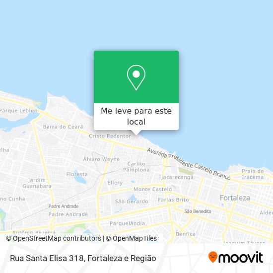 Rua Santa Elisa 318 mapa