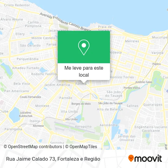 Rua Jaime Calado 73 mapa