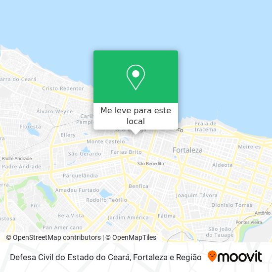 Defesa Civil do Estado do Ceará mapa