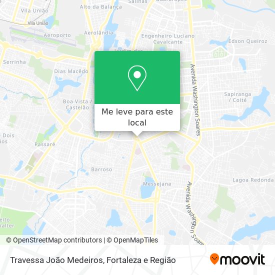 Travessa João Medeiros mapa