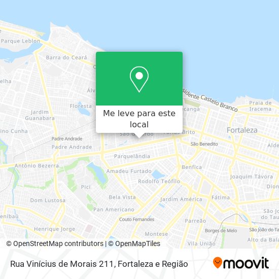 Rua Vinícius de Morais 211 mapa