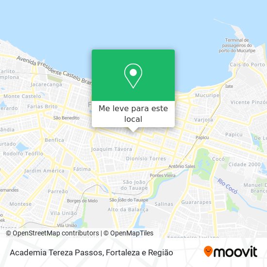 Academia Tereza Passos mapa