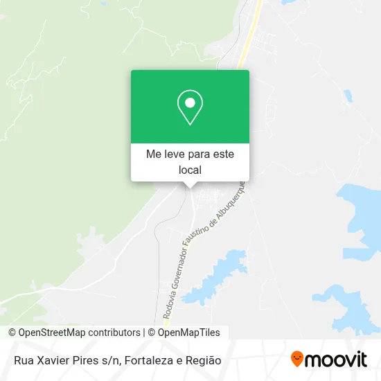 Rua Xavier Pires s/n mapa