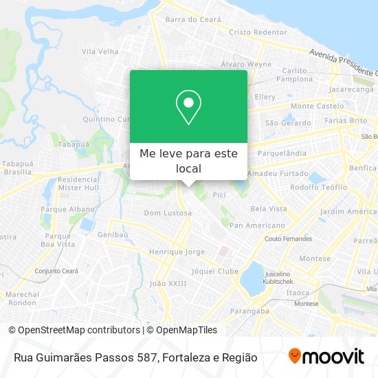 Rua Guimarães Passos 587 mapa